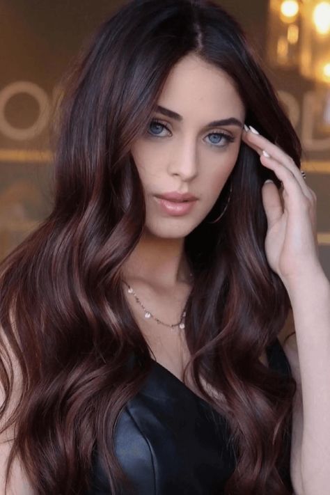 Brunette Hair Color For Blue Eyes, Dark Hair Fair Skin Brown Eyes, Rich Brown With Highlights, Dark Brown Hair With Highlights Fair Skin, Brown Hair Shades For Fair Skin, Dark Brown Hair Fair Skin Green Eyes, Fair Skin Dark Hair Blue Eyes, Dark Brown Hair And Blue Eyes, Brunette Hair Pale Skin Blue Eyes