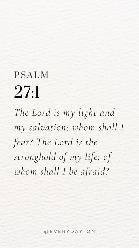 Bible Verse To Encourage, List Of Values, Psalm 27 1, Motivational Bible Verses, Comforting Bible Verses, Powerful Bible Verses, Christian Quotes God, Bible Study Verses, Trust In The Lord