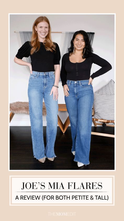 Wide Leg Jeans For Tall Women, High Rise Wide Leg Jeans Outfit, Wide Leg Jeans Outfits, Big Q, Petite Flare Jeans, Jeans For Tall Women, Mom Edit, Dressy Jeans, High Waist Wide Leg Jeans