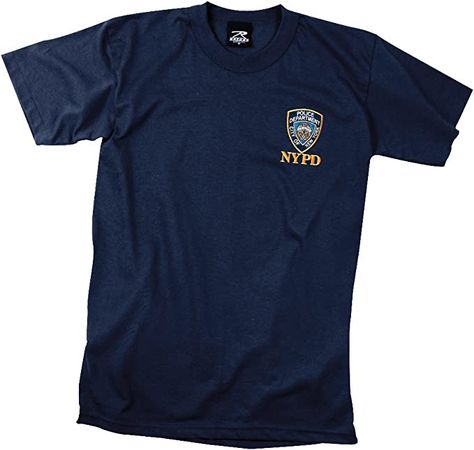 Amazon.com : Rothco Officially Licensed NYPD Emblem T-Shirt : Sports & Outdoors Military Outfit, Embroidered Shirt, Casual Shirts, Mens Graphic Tshirt, Sports, Mens Tops, Mens Tshirts, T Shirt