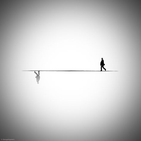 George Digalakis Photo Black White, Minimal Photo, Minimal Photography, Walk The Line, Black White Photography, Minimalist Photography, Black White Photos, Minimal Art, People Photography