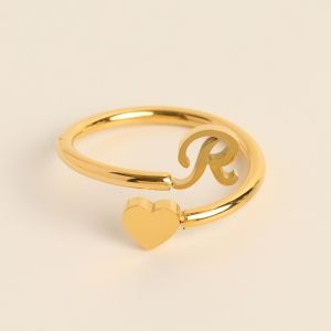 Heart R Initial Ring Gold Plated Adjustable Heart R Initial Ring Gold Plated Adjustable | Buy Best Cheap Jewelry [20230617-R] - $5.99 : FashionSonder - Online Best Cheap Workout Clothes, Jewelry, Casual Activewear Outfits Shop For Women and Men Alphabet Ring, R Letter, Gold Initial Ring, Initial Design, Letter Ring, Meaningful Jewelry, Initial Ring, Gold Initial, Initial Letter