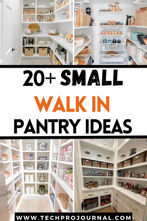 Create a functional storage haven with these small walk-in pantry ideas that make organizing essentials a breeze. These small walk-in pantry ideas are designed to maximize every inch, perfect for compact kitchens! Small Walk In Pantry Ideas, Walk In Pantry Dimensions, Pantry Layout Ideas, Walk In Pantry Ideas Layout, Small Pantry Closet, Pantry Dimensions, Small Walk In Pantry, Walk In Pantry Ideas, Narrow Pantry