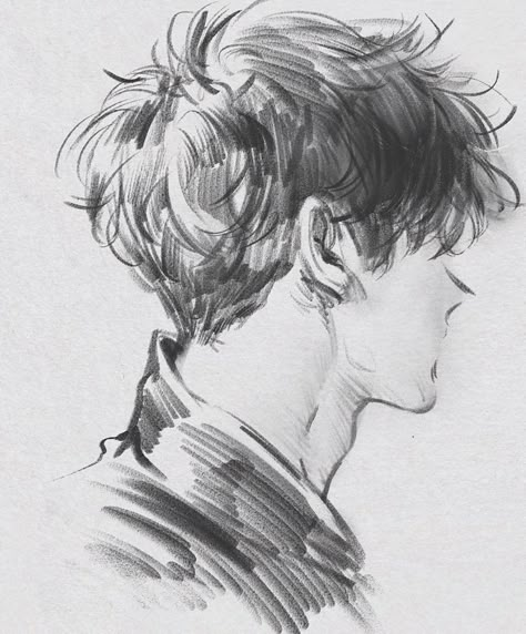 Boy From The Back, Drawing Of A Boy, Cool Drawing, Amazing Drawings, Pencil Drawing, Pencil Art, A Boy, Follow For More, Pencil