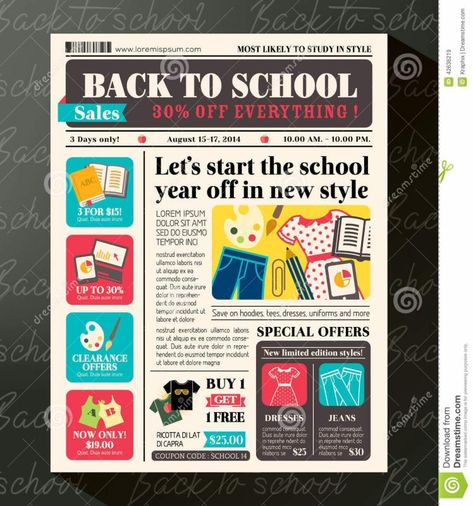 School Newspaper Template Newsletter Design Layout, Newspaper Journal, Newspaper Design Layout, Newsletter Design Templates, Cv Original, School Newspaper, Newsletter Layout, Newspaper Layout, Infographic Layout