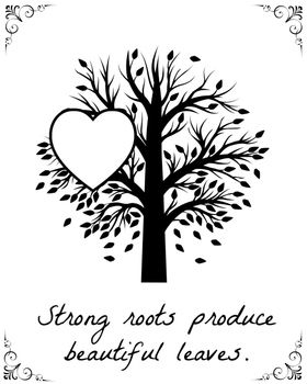 "Strong roots produce beautiful leaves" - is a wonderful way to show grandparents appreciation. Child's photo can be glued on the space of love heart or child can draw their face. After that child can be offered to colour in tree as well and present to their grandparent. This can be a part of Tree Unit or Family Unit. Roots Quotes, Tree Unit, Nature Quotes Trees, Family Tree Quotes, Leaf Quotes, 365 Jar, Family Tree Tattoo, Grandparents Quotes, Tree Quotes