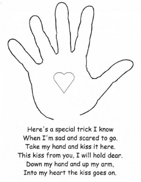 The Activity Mom - The Kissing Hand Activities and Crafts for Preschool - The Activity Mom Kissing Hand Preschool, Hand Activity, Kissing Hand, Preschool First Day, The Kissing Hand, First Day Activities, Hand Heart, First Day Of School Activities, Back To School Crafts