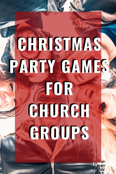 Christmas Party Games for Church Groups - Fun Party Pop Book Club Christmas Party Games, Christmas Party Games For Senior Adults, Christmas Banquet Themes, Christmas Party Games For Kids Church, Christmas Party Games For Seniors, Women Christmas Party Ideas, Ward Christmas Party Ideas Lds Breakfast, Christmas Group Games For Kids, Christian Christmas Games Group