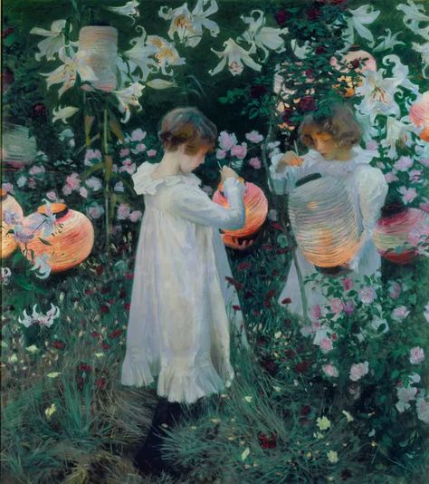 Singer Sergeant, Lily Lily Rose, Carnation Lily Lily Rose, Claude Joseph Vernet, Tate London, John Sargent, Children Garden, Sargent Art, James Mcneill Whistler