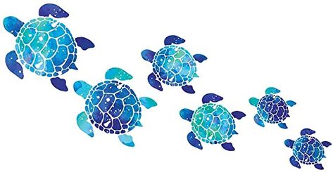 Beach Wall Decals, Vinyl Artwork, Turtle Tattoo Designs, Diy Wall Decals, Sticker Decoration, Turtle Tattoo, Wall Bathroom, Home Office Living Room, Ocean Decor