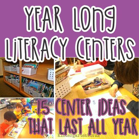 Kinder Literacy Centers, Literacy Work Stations, Library Centers, Literacy Centres, Center Organization, Ela Centers, Reading Stations, Literacy Centers Kindergarten, Kindergarten Language Arts