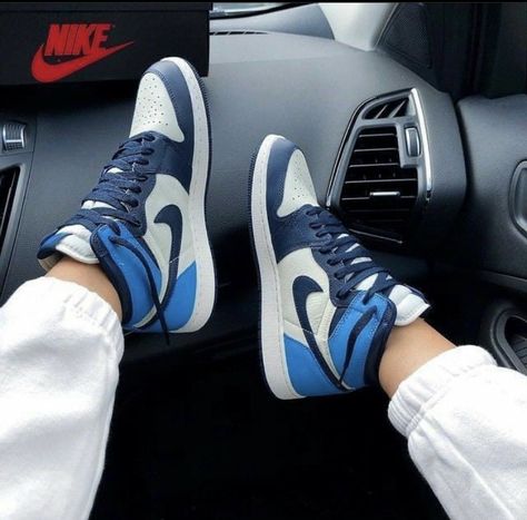 Adidas Shoes Outfit, Jordan 1 Retro High Obsidian, Air Jordan 1 Obsidian, Jordan 1 Obsidian, Sneaker Trend, Sneaker Outfits, Jordan Shoes Girls, Shoes Sneakers Jordans, Nike Shoes Jordans