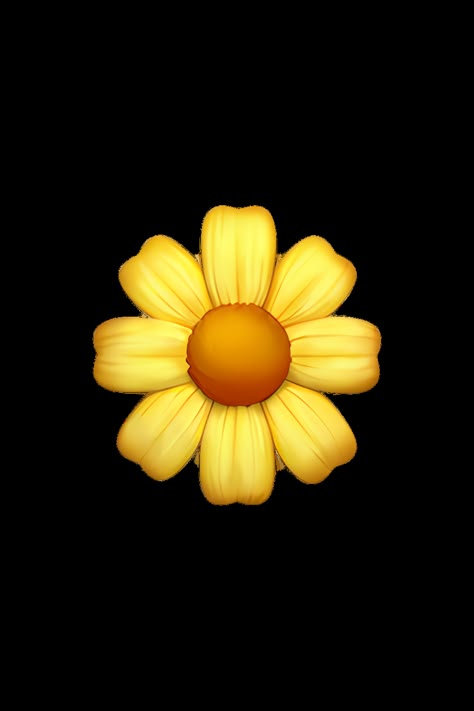 The 🌼 Blossom emoji depicts a yellow flower with five petals and a round center. The petals are slightly curved and have a pointed tip. The center of the flower is a darker yellow color and has small, circular shapes that resemble seeds. The overall appearance of the emoji is bright and cheerful, representing the beauty of spring and new beginnings. Iphone Wallpaper Icon, Wallpaper Icon Ideas, Emoji Flower, Emoji Ip, Emoji Background, Pink Heart Emoji, Iphone Png, Apple Emojis, Emojis Iphone