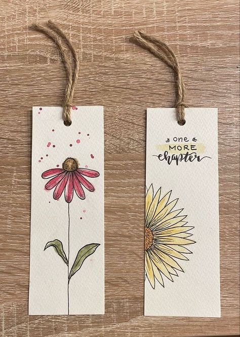 Diy Bookmarks Watercolor Aesthetic, What To Draw On A Bookmark, Paint Bookmarks Diy, Bookmark Ideas Aesthetic Drawing, Cute Bookmarks Painting, Book Marks Drawing Ideas, Handmade Book Marks Ideas, Book Mark Aesthetic Ideas, Bookmarks Handmade Drawing