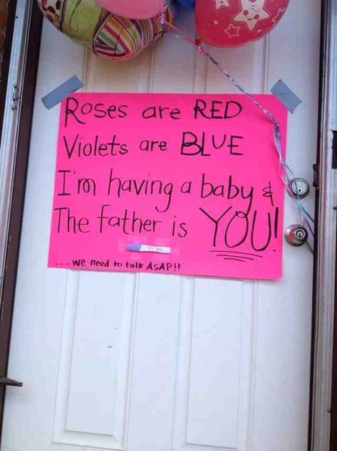 This report. | 23 Handwritten Notes That Require Further Explanation Vom Avea Un Copil, Creative Pregnancy Announcement, Cute Pregnancy Announcement, Best Friend Quotes Funny, Bad Parents, Pregnancy Announcements, Roses Are Red, Reveal Ideas, Baby Reveal