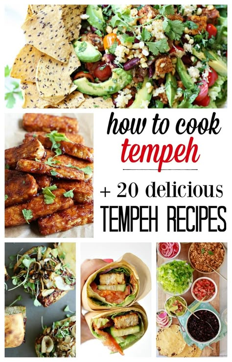 What Is Tempeh, Tempeh Recipes Vegan, Vegan Tempeh Recipes, How To Cook Tempeh, Vegetarian Lettuce Wraps, Marinated Tempeh, Vegan Tempeh, Tempeh Recipe, Pescetarian Recipes