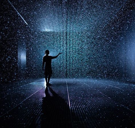 Rain Room, Colorful Contemporary Art, Barbican Centre, Contemporary Art Installation, 3d Mapping, Interactive Installation, Look At The Stars, Sculpture Installation, Stage Design