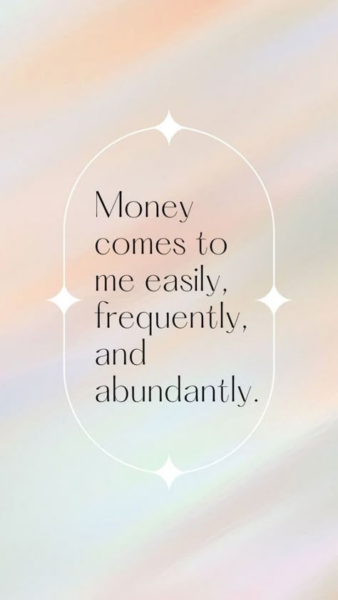 Money manifest: money comes to me easily frequently and abundantly | Money Comes To Me Easily And Frequently, All The Money I Spend Comes Back To Me, Money Comes Easily And Frequently, Money Comes To Me Easily Wallpaper, Money Always Finds Its Way To Me, Money Comes To Me Easily, Abundance Lifestyle, Money Comes To Me, Wealth Vision Board The Money I Spend Comes Back To Me, Money Abundance Manifestation, Money Comes Easy To Me, All The Money I Spend Comes Back To Me, Vision Board Wealthy Lifestyle, Money Coming In, Money Always Finds Its Way To Me, Money Is Coming To Me, Life Of Abundance