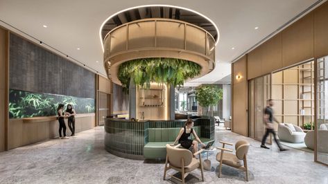 SHUI ON WORKX, Shanghai - M Moser Associates Commercial Real Estate Marketing, Organic Furniture, Green Circle, Vip Room, Private Office, Urban Spaces, Taos, Commercial Real Estate, Office Inspiration