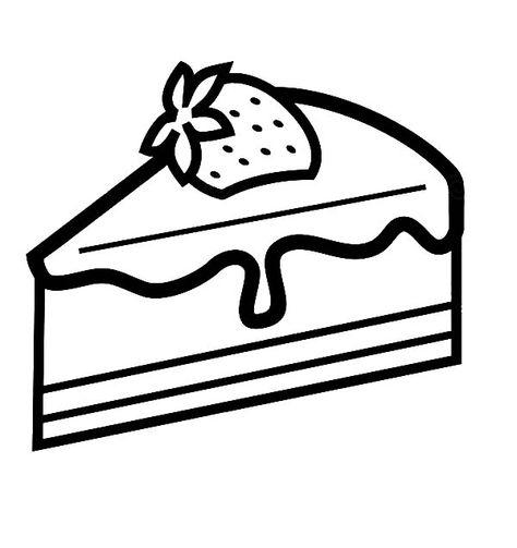 Strawberry Cake Slice, Cake Coloring Pages, Cake Coloring, Shopkins Colouring Pages, Cupcake Coloring Pages, Cake Vector, Cake Drawing, Pages To Color, Cartoon Cake