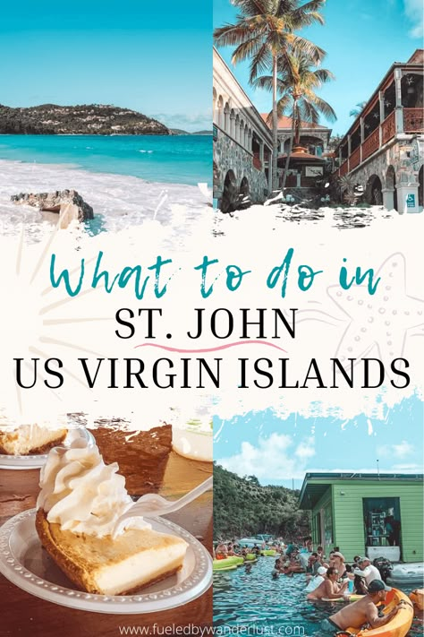 All the best things to do in St. John in the US Virgin Islands, from beaches to hiking. It may be a small island, but there is plenty to do in St. John USVI, from key lime pie to kayaking, shopping, and beach bars. Spend the day at Trunk Bay or get on the water for a sunset sail. Whether you're on a family vacation or honeymoon in St. John, you will not get bored of the many things to do on this Caribbean island. St John Day Trip, St John Packing List, St. John’s Virgin Islands, St John Island, Cinnamon Bay St John, Things To Do In St John Virgin Islands, At John Usvi, St Johns Virgin Islands, St John Outfits