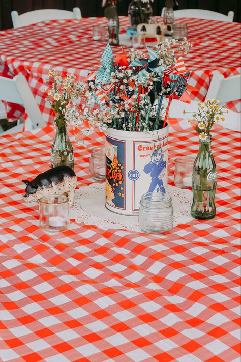 County Fair Themed Party, County Fair Centerpieces, County Fair Themed Birthday Party, County Fair Ideas, State Fair Birthday Party, State Fair Theme Party, Fair Theme Party, Country Fair Party Theme, Fair Themed Party