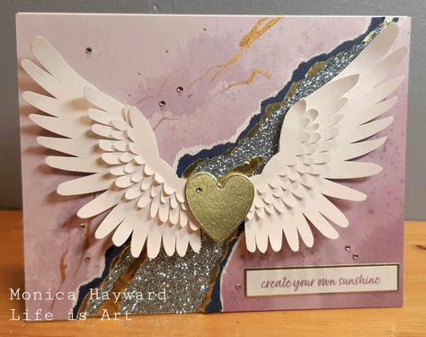 Wings Card, Diy Wings, Paper Wings, Gold Foil Paper, Ticket Design, Royal Blue Wedding, Free Hand Drawing, School Event, Foil Paper