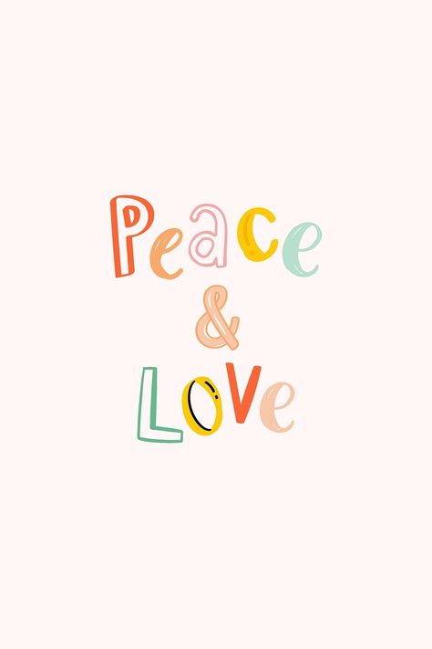 Peace And Love Wallpaper, Peace And Love Art, Text Doodle, Peace Wallpaper, Images Of Peace, Doodle Font, Free Illustration Images, Doodle Fonts, Love Message