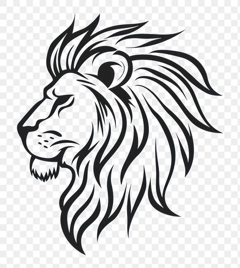 Lions Head Drawing, Lion Design Drawing, Lion Couple Drawing, Lion Clipart Black And White, Lion Sketch Simple, Lion Drawing Sketches, Head Drawing Sketch, Simple Lion Drawing, Lion Line Drawing