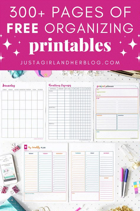 House Management Printables, Household Printables Free, A6 Binder Journal Printable, Free Daily Planner Printables Free Templates, Home Organization Binder Printables Free, Free Home Printables, Cleaning Binder Printables Free, Life Organization Binder Printables Free, Home Planner Printables Free