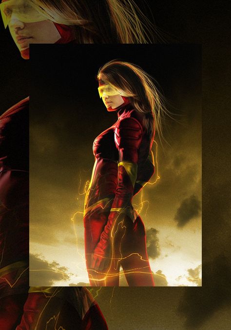 After the events of Crisis on Infinite Earths, all the world's that w… #fanfiction #Fanfiction #amreading #books #wattpad Female Speedster, Female Flash, Speedster Superhero, Civil Warrior, Jesse Quick, Hero Suits, Irondad Spiderson, Flash Family, Hero Outfits