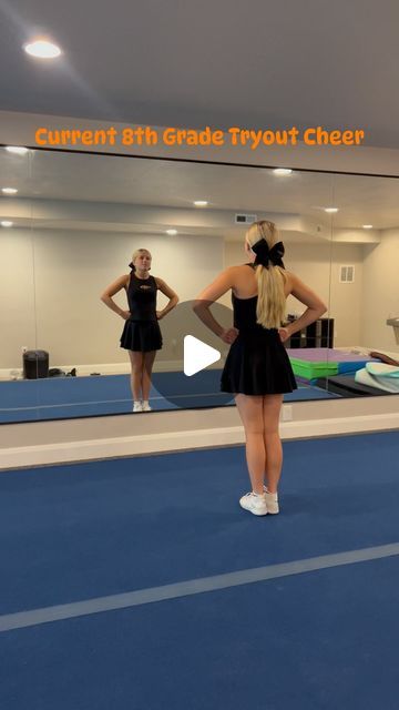 44K views · 2.2K likes | Skyridge Youth Cheer on Instagram: "Current 8th Grade Tryout Cheer" Cheer Abs Workout, Cheer Tryout Tips Middle School, Middle School Cheer Stunts, Cheerleading Outfits For Practice, Tryout Cheer, Middle School Cheer, Cheer Abs, Cheer Warm Ups, Cheer Fits