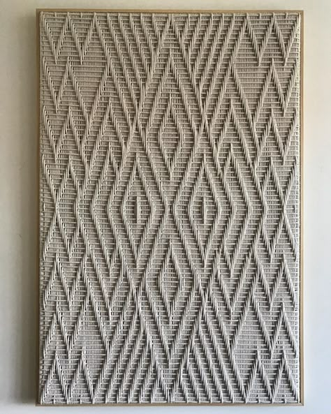 Matthias De Vogel on Instagram: “Chiefblanket 1 by Fault lines available @mobilia_interior #cordweaving #handwoven #tableloom #sustainable #textiles #fiberart…” Textile Panels Wall, Minimalist Weaving, Woven Mandala, Wood Wall Texture, Monochrome Weaving, Macro Weave Wall Hanging, Macra Weave Wall Hanging, Fine Art Textiles, Woven Furniture