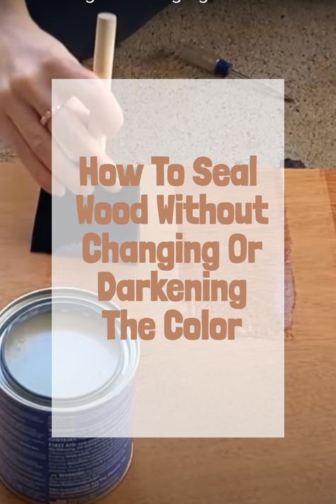 Are you tired of constantly searching for the perfect finishing touch for your wood furniture, only to find that the sealant darkens and changes the color of the wood? It's time to discover the magical product I use (NOT polycrylic!!) that offer a perfect balance between protection and preservation. Read on to uncover the secrets behind sealing wood without darkening or changing the color, and bring new life to your DIY furniture projects and makeovers. Furniture Painting Techniques Wood, Lacquer Finish On Wood, Cerusing Wood Furniture, Sealing Wood Furniture, How To Seal Wood Without Changing Color, Natural Wood Finish Furniture, Finishing Wood Furniture, How To Seal Cedar Wood, How To Seal Raw Wood Furniture