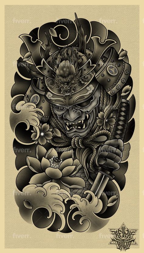 Japanese Fighter Tattoo, Samurai Tattoo Ideas For Men, Irezumi Samurai Tattoo, Japanese Inner Forearm Tattoo, Shoulder Japanese Tattoo For Men, Full Japanese Sleeve Tattoo, Black And Grey Samurai Tattoo, Japanese Salamander Tattoo, Japanese Samurai Mask Tattoo Design