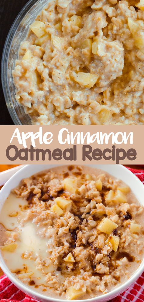 Vegan Healthy Breakfast, Oatmeal Recipes Crockpot, Low Calorie Oatmeal, Oatmeal Bars Healthy, I Lost 100 Pounds, Apple Recipes Healthy, Low Calorie Vegan, Healthy Oatmeal Recipes, Apple Cinnamon Oatmeal