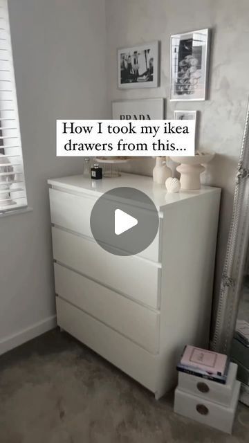 Ikea Malm Dresser Hack Tv Stand, Refinished Ikea Dresser, Diy Closet With Ikea Dresser, Ikea Malm Bed Frame Makeover, Transform Ikea Furniture, 2 Malm Dressers Side By Side, Ikea Malm Dressing Table Makeover, White Ikea Dresser Makeover, Ikea Malm Dresser Decor