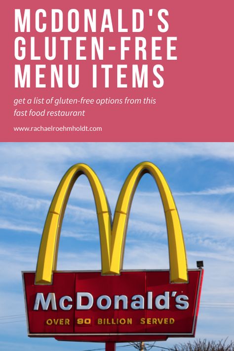 Gluten Free Fast Food Restaurants, Gluten Free Mcdonalds, Dairy Free Fast Food, Gluten Free Fast Food Options, Gluten Free French Fries, Cheap Fast Food, Gluten Free Freezer Meals, Gluten Free Fast Food, Gluten Free Food List