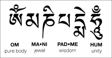 15 Benefits of Reciting Om Mani Padme Hum - Mantra Meditation Om Mani Padme Hum Meaning, Om Mani Padme Hum Tattoo, Tattoo Mantra, Om Meaning, Wisdom Symbol, Tibetan Tattoo, Tibetan Symbols, Life Number, Tibetan Mantra