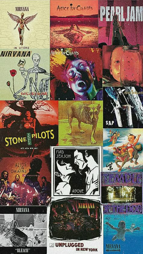 Classic Rock Aesthetic, Arte Heavy Metal, Mad Season, Temple Of The Dog, Stone Temple, Rock Aesthetic, Vintage Music Posters, Stone Temple Pilots, Grunge Band