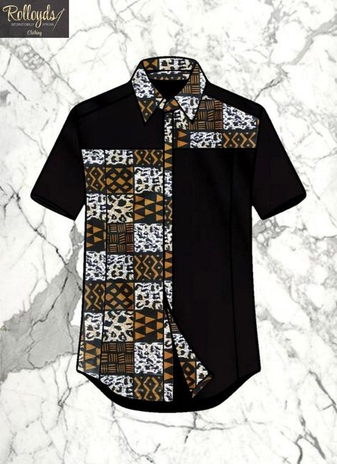 The Rolloyds Male Short Sleeve Shirt | African shirts for men, Latest african men fashion, African wear styles for men African Men Fashion Shirts, African Shirts Designs, Ankara Shirts For Men, Men African Wear, African Kids Clothes, Men African Fashion, Latest African Wear For Men, African Wear For Men, African Print Shirt