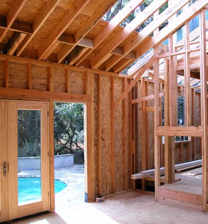 House Framing & Construction | HomeTips House Framing Construction, Wood Framing Construction, House Framing, Wall Framing, A Frame Cabins, Framing Construction, House Foundation, Wood Frame Construction, Construction Home