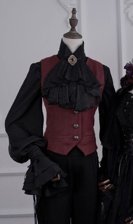 Castlevania Inspired Outfits, Castlevania Outfits, Dark Prince Outfit, Outfit Drawing Reference, Victorian Outfits, Ouji Fashion, Prince Clothes, Vampire Clothes, Outfit Drawing