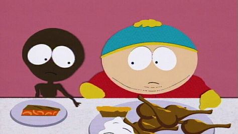 "Starvin"Marvin a stereotypical depiction of a african child on the tv series south park. Starvin Marvin, South Park Memes, Creek South Park, Eric Cartman, African Children, Fat Boy, Pete The Cat, Character Wallpaper, Cartoon Tv