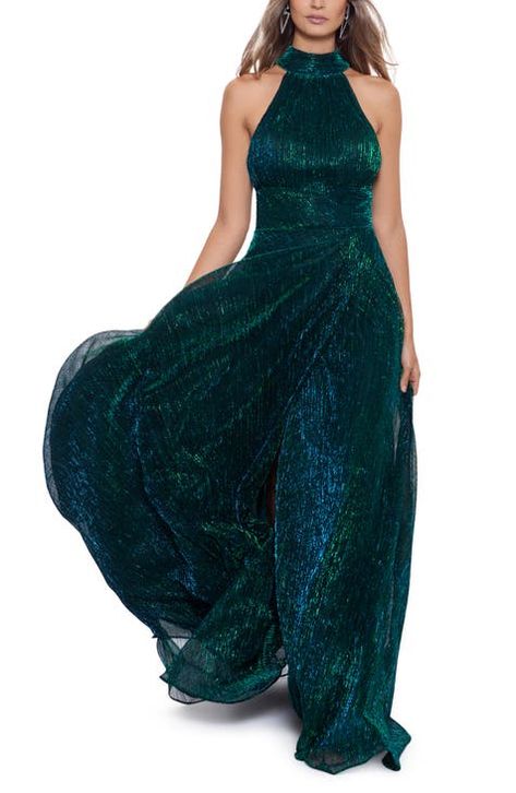 Women's Green Dresses | Nordstrom Flowy Gown, Formal Wedding Guest Dress, Formal Wedding Guests, Two Piece Gown, Organza Gowns, Halter Gown, Formal Dresses Gowns, Column Gown, Chiffon Gown