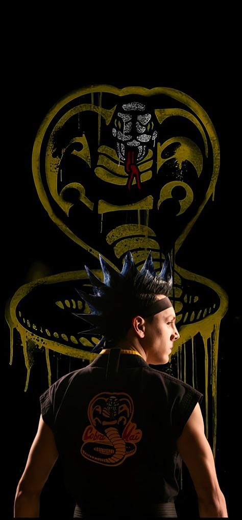 Cobra Kai Hawk, Cobra Kai Wallpaper, Cool Lock Screen Wallpaper, Cobra Kia, Kai Wallpaper, Kobra Kai, Balor Club, Cr7 Vs Messi, Jacob Bertrand