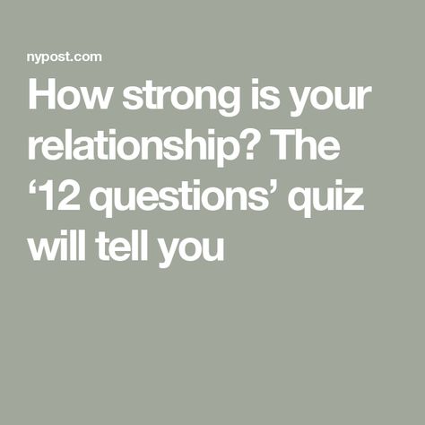 How strong is your relationship? The ‘12 questions’ quiz will tell you Relationship Compatibility Questions, Couple Quiz Questions Relationships, Couple Quiz Questions, Fun Couples Quiz, Couple Test, Couple Quiz, Boyfriend Questions, Couples Quizzes, Couples Quiz