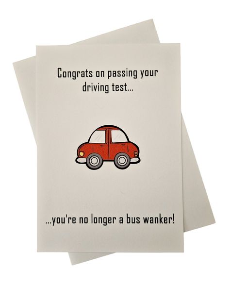 Passing your driving test is a big deal. This card for new drivers says it all really. Available in my Etsy shop - www.etsy.com/shop/JaxcardsStudio or alternatively in my Ebay Shop - www.ebay Passing Driving Test Card, Passed Driving Test Card, Bullet Journal Monthly Calendar, Passing Your Driving Test, Driving Test Card, Passed Driving Test, Bullet Journal Monthly, Driver License, New Driver