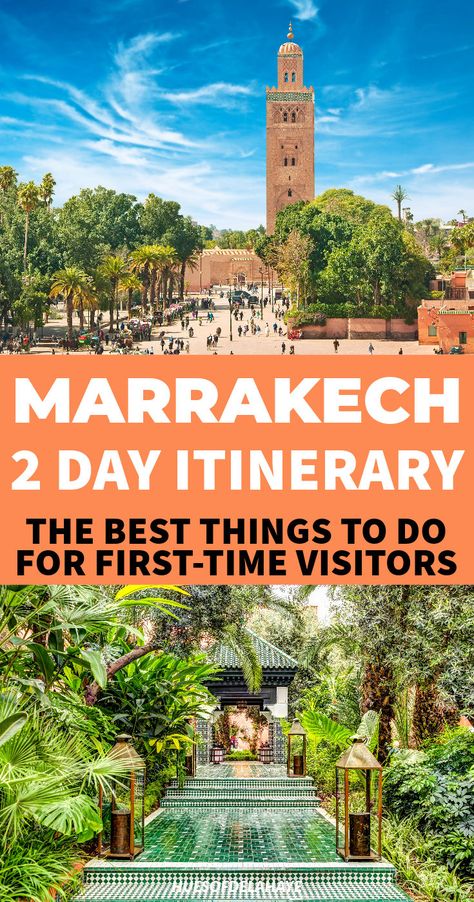 Experience the magic of Marrakech, Morocco, with this perfect 2 days in Marrakech itinerary, including must-see attractions & things to do in Marrakech, Morocco. This guide highlights the top sights & activities in Marrakech, including the El Badi Palace, Saadian Tombs, and the Museum of Marrakech. With insider tips and recommendations, this Marrakech itinerary ensures an unforgettable 48 hours in Morocco. Marrakech travel guide, Marrakech attractions, Marrakech sightseeing, Marrakech activities 2 Days In Marrakech, Morroco Travel Itinerary, Things To Do In Marrakech Morocco, Marrakech Itinerary, Saadian Tombs, Morroco Marrakech, Travel Marrakech, Morocco Travel Destinations, Things To Do In Marrakech