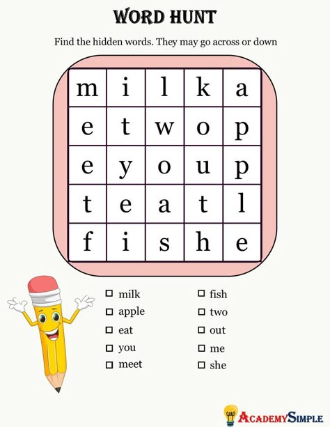 Primary 1 Activities, English Games For Grade 1, Grade 1 Fun Worksheets, Worksheet For Primary School, English Puzzles For Kids, Word Hunt Activities, Primary School English Activities, Find The Words Worksheet, Grade 1 Activities Fun Games